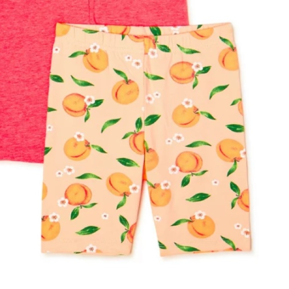 George Girls Peach Bike Shorts